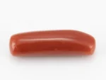 Moonga Stone 8.31 Ratti - Red Coral Stone showcasing vibrant red color and capsule cut
