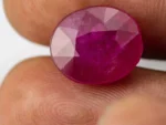 Size Reference: Authentic Ruby (Manek) 10.76 Carat - 11.82 Ratti - Size Reference