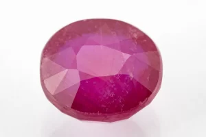 Front View: Authentic Ruby (Manek) 11.35 Carat / 12.47 Ratti - Front View