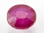 Manik Stone 12.47 Ratti - 11.35 Carat Ruby Stone showcasing vibrant red color
