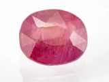Manik Stone 5.49 Ratti - 5.00 Carat Ruby Stone showcasing vibrant red color