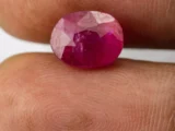 Size Reference: Authentic Ruby (Manek) 5.53 Carat / 6.08 Ratti - Size Reference