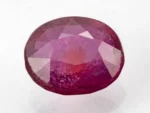 Manik Stone 6.14 Ratti - 5.59 Carat Ruby Stone showcasing vibrant red color