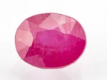 Manik Stone 6.26 Ratti - 5.70 Carat Ruby Stone showcasing vibrant red color