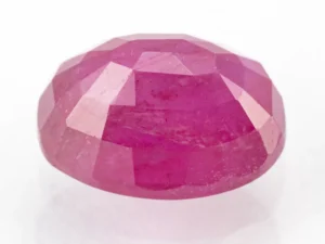 Back View: Authentic Ruby (Manek) 65.95 Carat - 6.54 Ratti - Back View