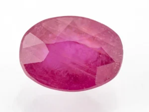 Manik Stone 6.54 Ratti - 5.95 Carat Ruby Stone showcasing vibrant red color