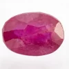 Ruby (Manek) 6.01 Carat Red Gemstone - Front View