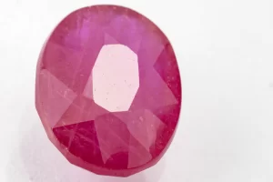 Manik Stone 9.89 Ratti - 9.00 Carat Ruby Stone showcasing vibrant red color