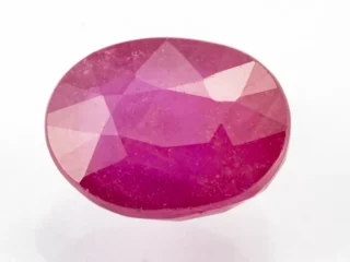 Manik Stone 10.68 Ratti - 9.72 Carat Ruby Gemstone showcasing vibrant red color