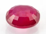 Back View: Authentic Ruby (Manek) 5.85 Carat / 6.43 Ratti - Back View