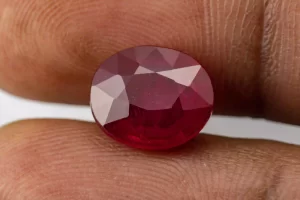 Size Reference: Authentic Ruby (Manek) 5.85 Carat / 6.43 Ratti - Size Reference