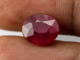 Size Reference: Authentic Ruby (Manek) 5.85 Carat / 6.43 Ratti - Size Reference