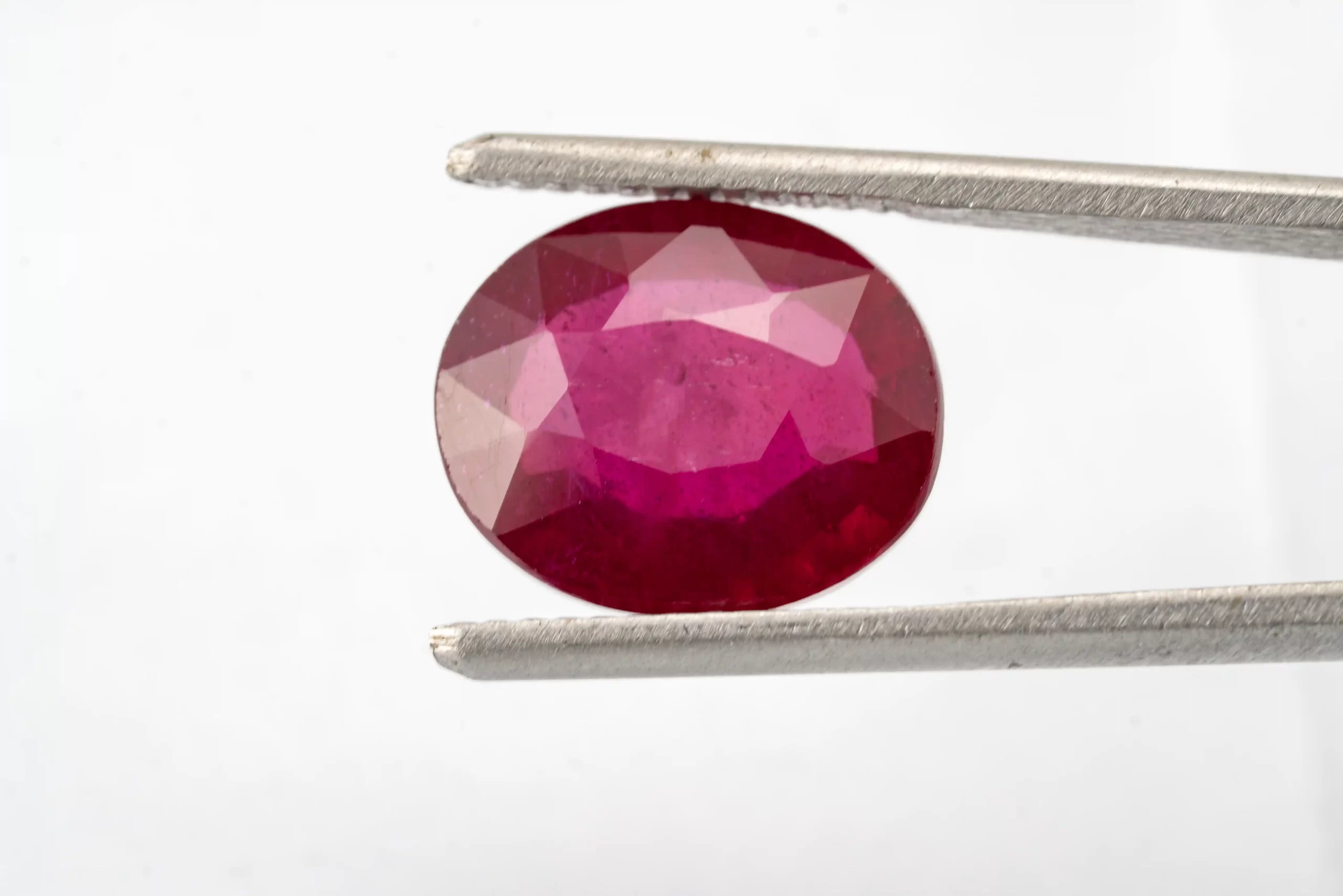 Authentic Ruby (Manek) 5.85 Carat / 6.43 Ratti - Front View