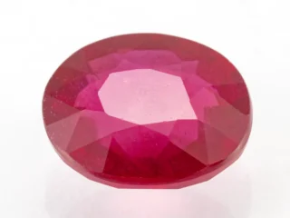 Manik Stone 6.43 Ratti - 5.85 Carat Ruby Stone showcasing vibrant red color