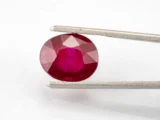 Front View: Authentic Ruby (Manek) 5.20 Carat / 5.71 Ratti
