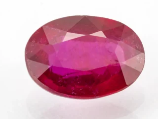 Manik Stone 6.76 Ratti - 6.15 Carat Ruby Stone showcasing vibrant red color