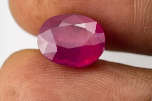 Size Reference: Authentic Ruby (Manek) 6.98 Carat / 7.67 Ratti - Size Reference