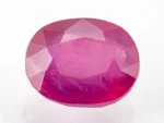Manik Stone 7.67 Ratti - 6.98 Carat Ruby Stone showcasing vibrant red color