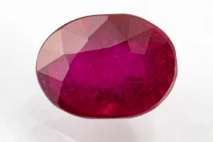 Manik Stone 7.75 Ratti - 7.05 Carat Ruby Stone showcasing vibrant red color