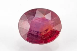 Front View: Authentic Ruby (Manek) 7.05 Carat / 7.75 Ratti - Front View