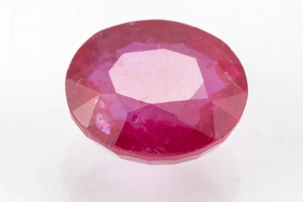 Front View: Authentic Ruby (Manek) 7.16 Carat / 7.87 Ratti - Front View