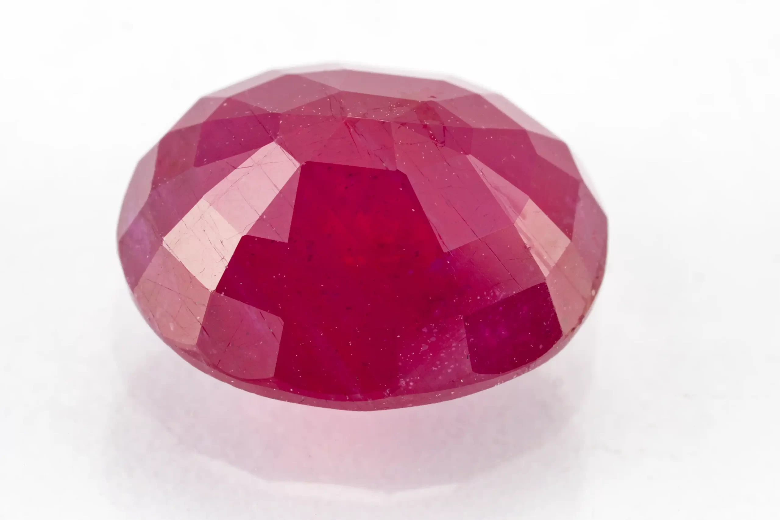 Back View: Authentic Ruby (Manek) 7.28 Carat / 8.00 Ratti - Back View