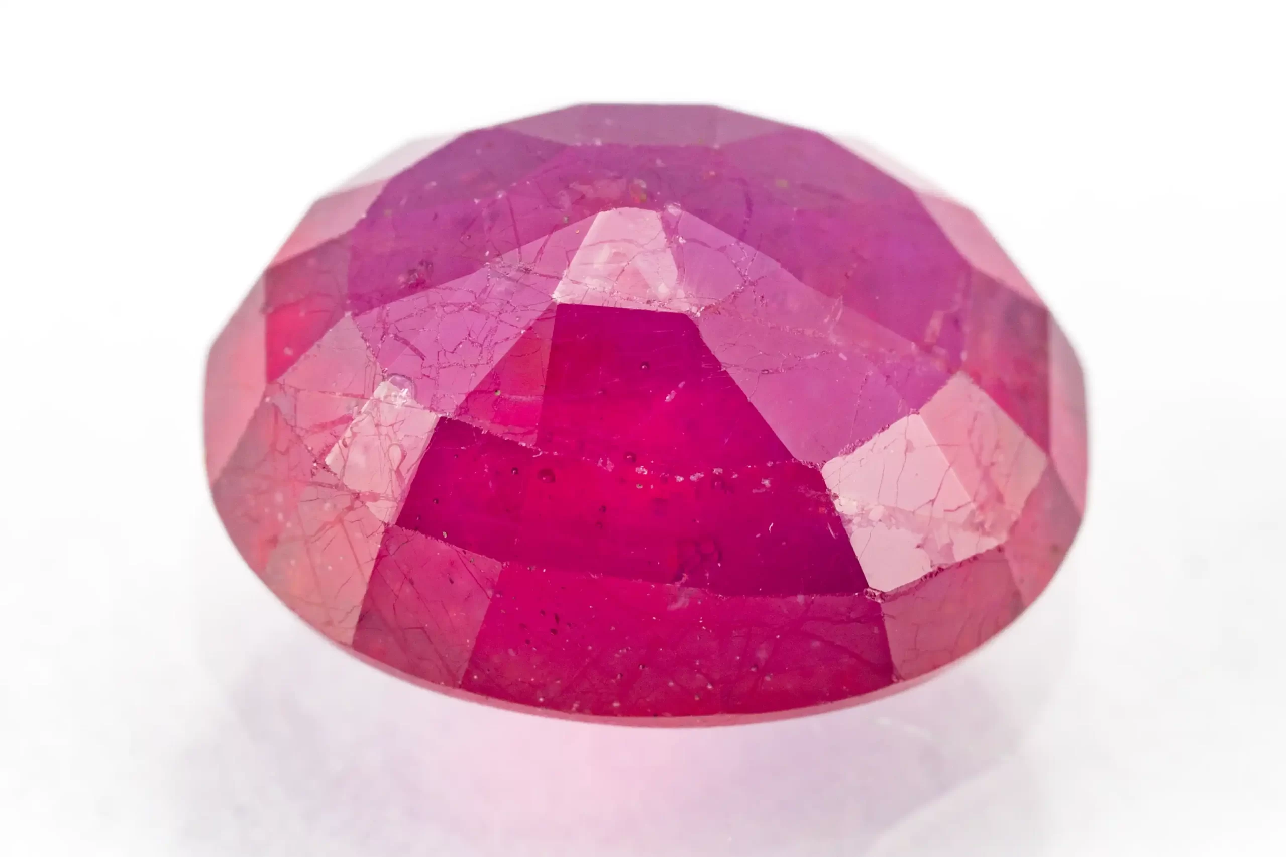 Back View: Authentic Ruby (Manek) 7.31 Carat / 8.03 Ratti - Back View