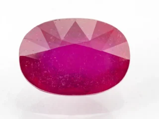 Manik Stone 8.26 Ratti - 7.52 Carat Ruby Stone showcasing vibrant red color