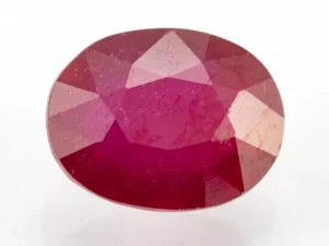 Manik Stone 8.31 Ratti - 7.56 Carat Ruby Stone showcasing vibrant red color