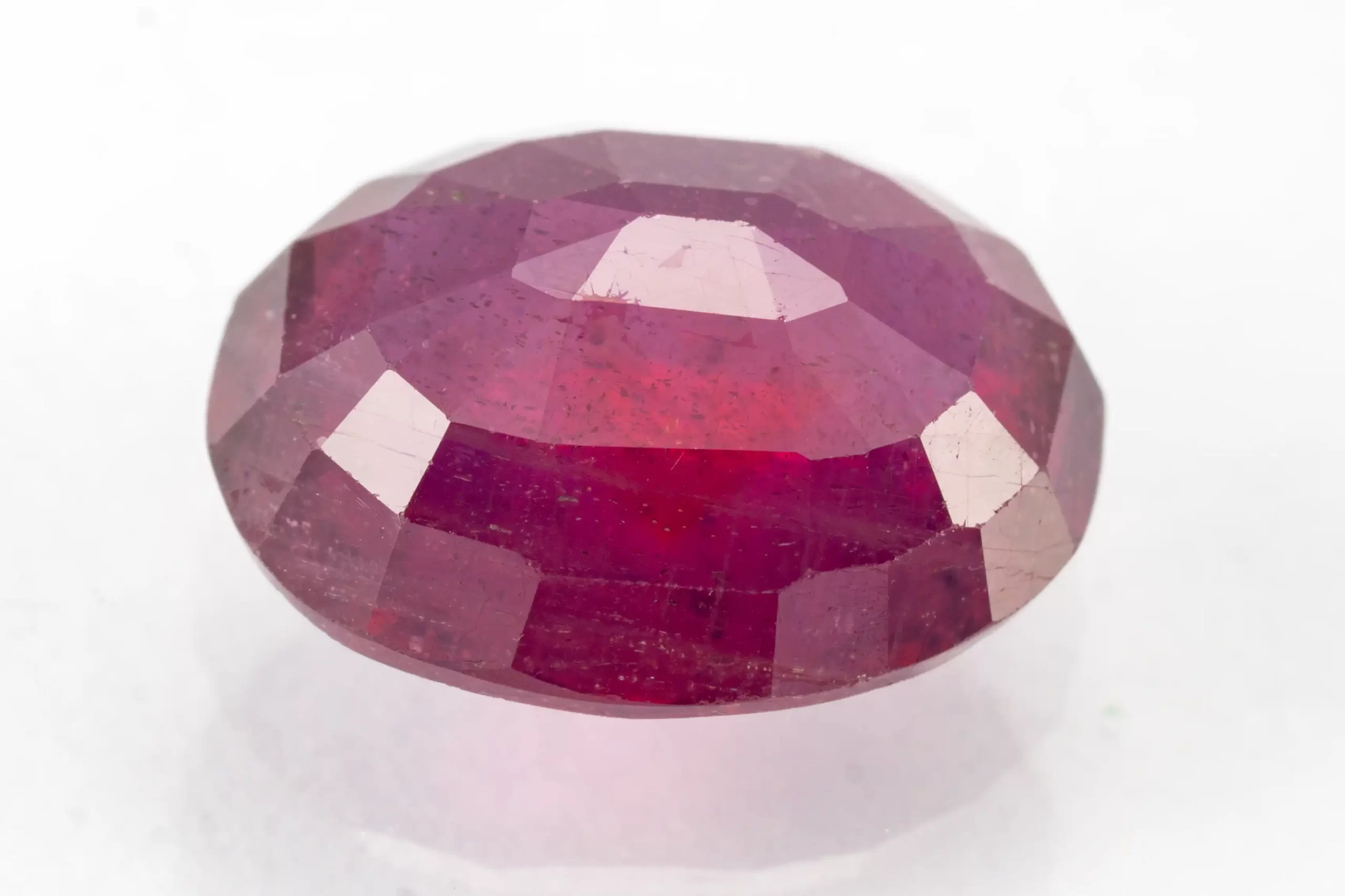 Back View: Authentic Ruby (Manek) 7.72 Carat / 8.48 Ratti - Back View