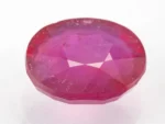 Manik Stone 8.54 Ratti - 7.77 Carat Ruby Stone showcasing vibrant red color