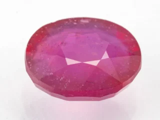 Manik Stone 8.54 Ratti - 7.77 Carat Ruby Stone showcasing vibrant red color