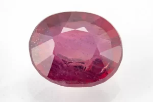 Front View: Authentic Ruby (Manek) 7.92 Carat / 8.70 Ratti - Front View