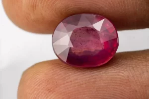 Size Reference: Authentic Ruby (Manek) 7.92 Carat / 8.70 Ratti - Size Reference