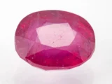 Manik Stone 8.78 Ratti - 7.99 Carat Ruby Stone showcasing vibrant red color