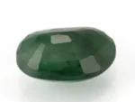 Natural Sapota Emerald (Panna) 5.70 Carat / 6.26 Ratti - Back View