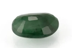 Natural Sapota Emerald (Panna) 5.70 Carat / 6.26 Ratti - Back View
