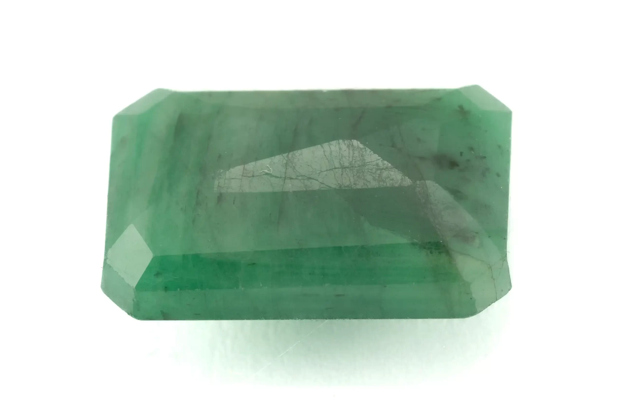 Sapota Emerald (Panna) 6.21 Carat / 6.82 Ratti - Back View