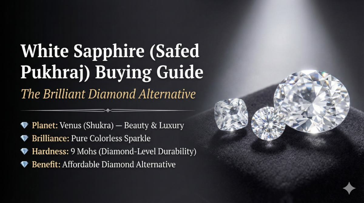 White Sapphire White Sapphire (Safed Pukhraj) Buying Guide: 7 Expert Tips for the Perfect Gemstone