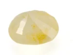 Stunning Natural Yellow Sapphire (Pukhraj) 5.67 Carat/6.23 Ratti - Back View