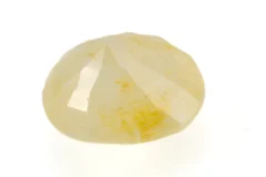 Stunning Natural Yellow Sapphire (Pukhraj) 5.67 Carat/6.23 Ratti - Back View