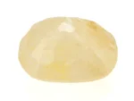 Stunning Natural Yellow Sapphire (Pukhraj) 6.01 Carat/6.60 Ratti - Back View