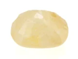 Stunning Natural Yellow Sapphire (Pukhraj) 6.01 Carat/6.60 Ratti - Back View