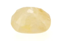 Stunning Natural Yellow Sapphire (Pukhraj) 6.01 Carat/6.60 Ratti - Back View