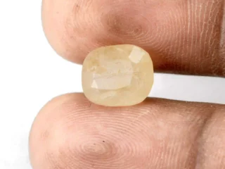 Ceylon Pukhraj Stone 6.60 Ratti (6.01 Carat) Yellow Sapphire
