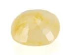 Stunning Natural Yellow Sapphire (Pukhraj) 6.05 Carat/6.65 Ratti - Back View