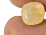 Stunning Natural Yellow Sapphire (Pukhraj) 6.05 Carat/6.65 Ratti - Size Reference