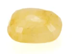 Stunning Natural Yellow Sapphire (Pukhraj) 6.35 Carat/6.98 Ratti - Back View