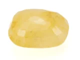 Stunning Natural Yellow Sapphire (Pukhraj) 6.35 Carat/6.98 Ratti - Back View