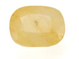 Ceylon Pukhraj Stone 6.98 Ratti (6.35 Carat) Yellow Sapphire showcasing vibrant yellow color